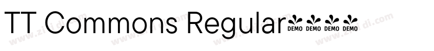 TT Commons Regular字体转换